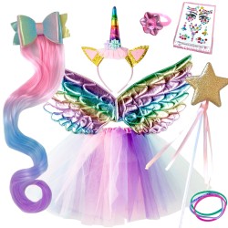 Strój Tutu Jednorożec Cosplay pegaz TUTU akcesoria SKRZYDŁA
