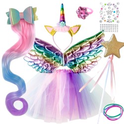 Strój Tutu Jednorożec Cosplay pegaz TUTU akcesoria SKRZYDŁA