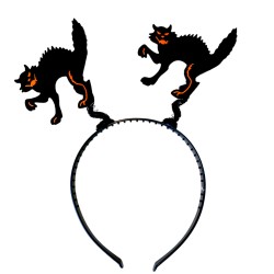 Opaska halloween koty kot