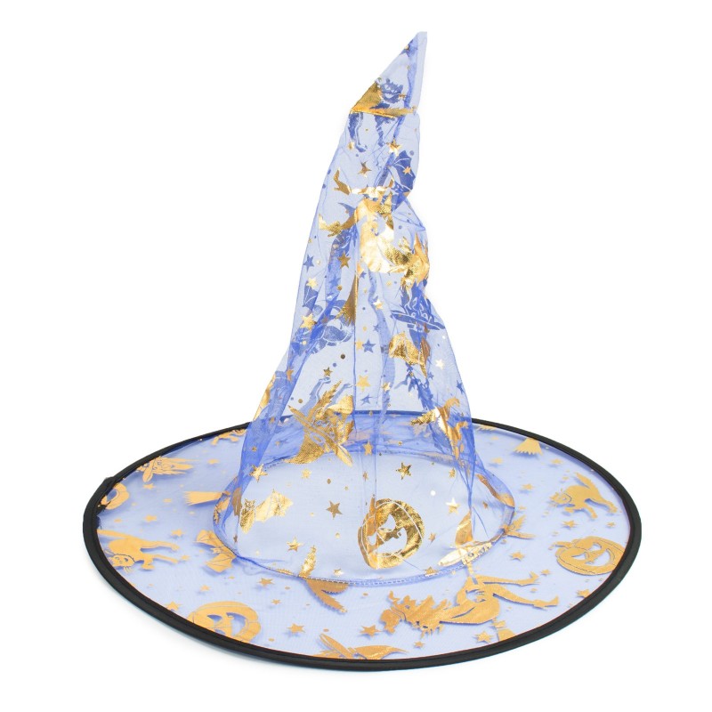 Zestaw halloween wiedźma peleryna z czapką