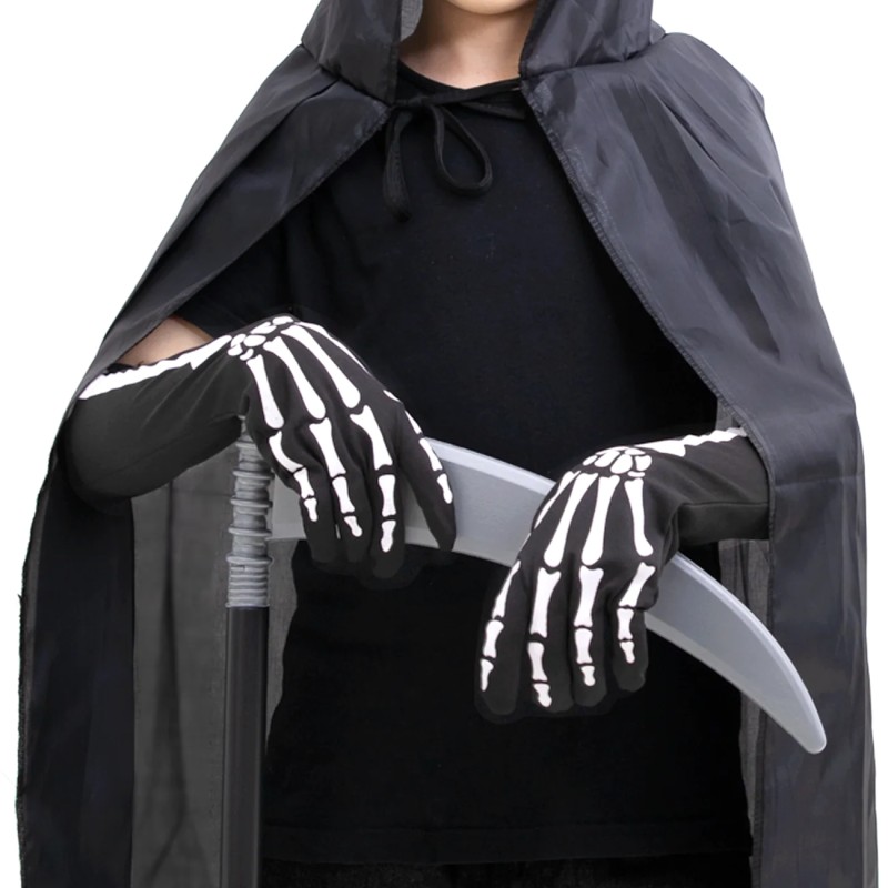 Rękawiczki Kości czarno-białe