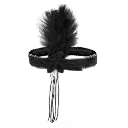 Opaska Lata 20 z piórami...