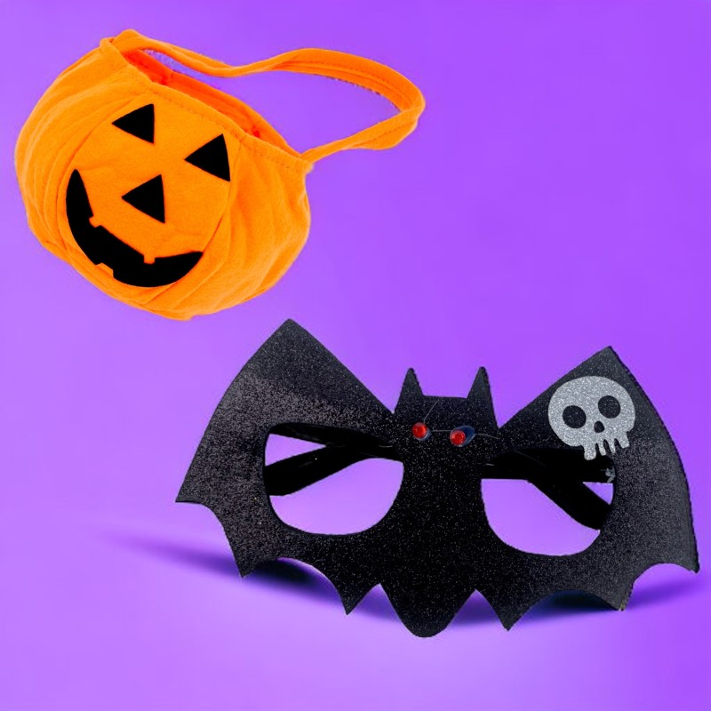 Zestaw Tutu Nietoperz z Dynią na Halloween