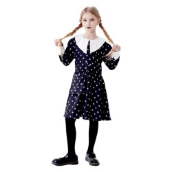 Wednesday Addams Strój Sukienka z torebką