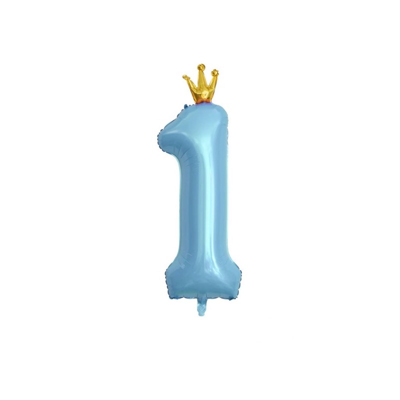 Balon cyfra z korona korona roczek