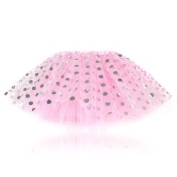 Spódniczka tiulowa POLKA DOT róż