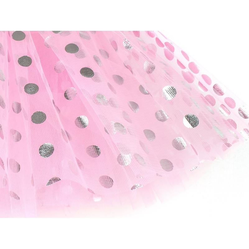 Spódniczka tiulowa POLKA DOT róż