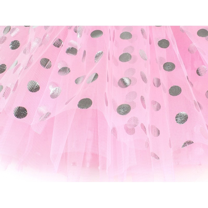 Spódniczka tiulowa POLKA DOT róż