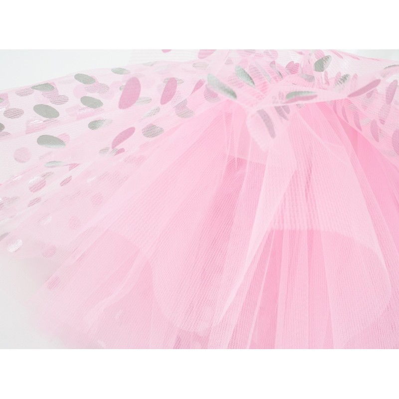 Spódniczka tiulowa POLKA DOT róż