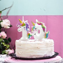 Świeczka na tort cyfra jednorożec urodziny Magiczny Pegaz