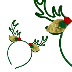 Opaska świateczna Jelonek Jeleń rogi jelenia