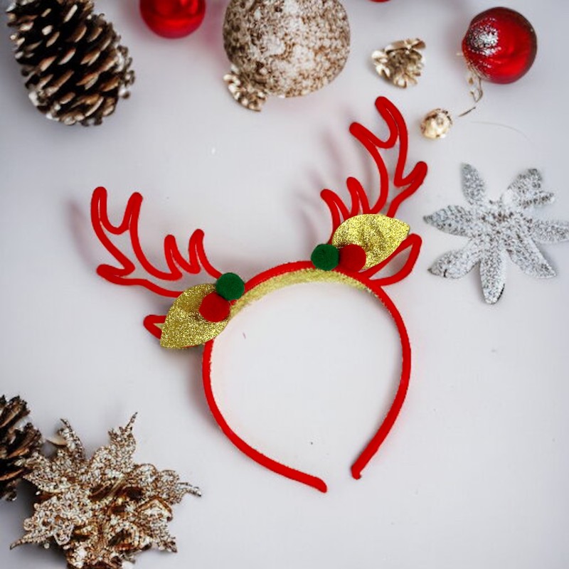 Opaska świateczna Jelonek Jeleń rogi jelenia