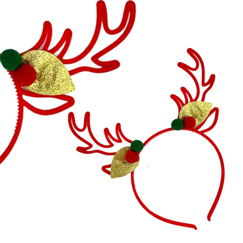 Opaska świateczna Jelonek Jeleń rogi jelenia