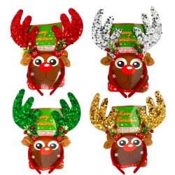 Opaska świateczna Renifer...