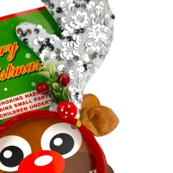 Opaska świateczna Renifer rogi jelenia Jelonek Jeleń