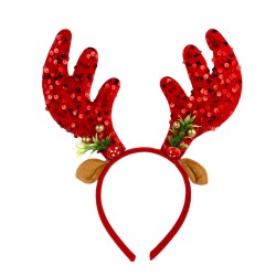 Opaska świateczna Renifer rogi jelenia Jelonek Jeleń