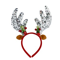 Opaska świateczna Renifer rogi jelenia Jelonek Jeleń