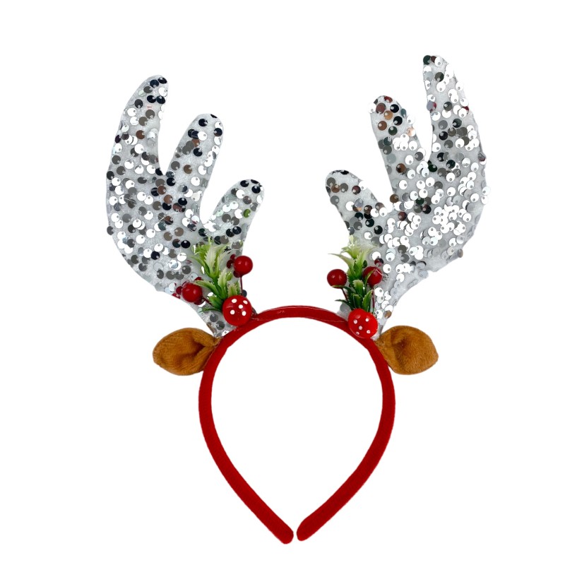Opaska świateczna Renifer rogi jelenia Jelonek Jeleń