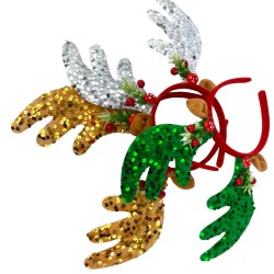 Opaska świateczna Renifer rogi jelenia Jelonek Jeleń