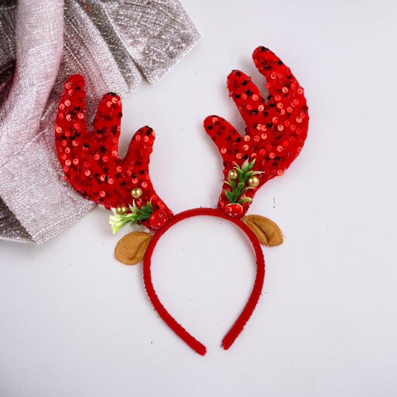 Opaska świateczna Renifer rogi jelenia Jelonek Jeleń