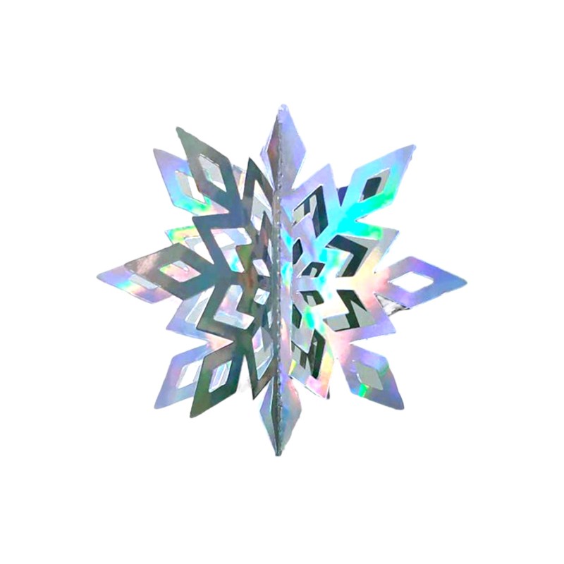 Śnieżynka Girlanda Papierowa Dekoracyjna 6 szt.