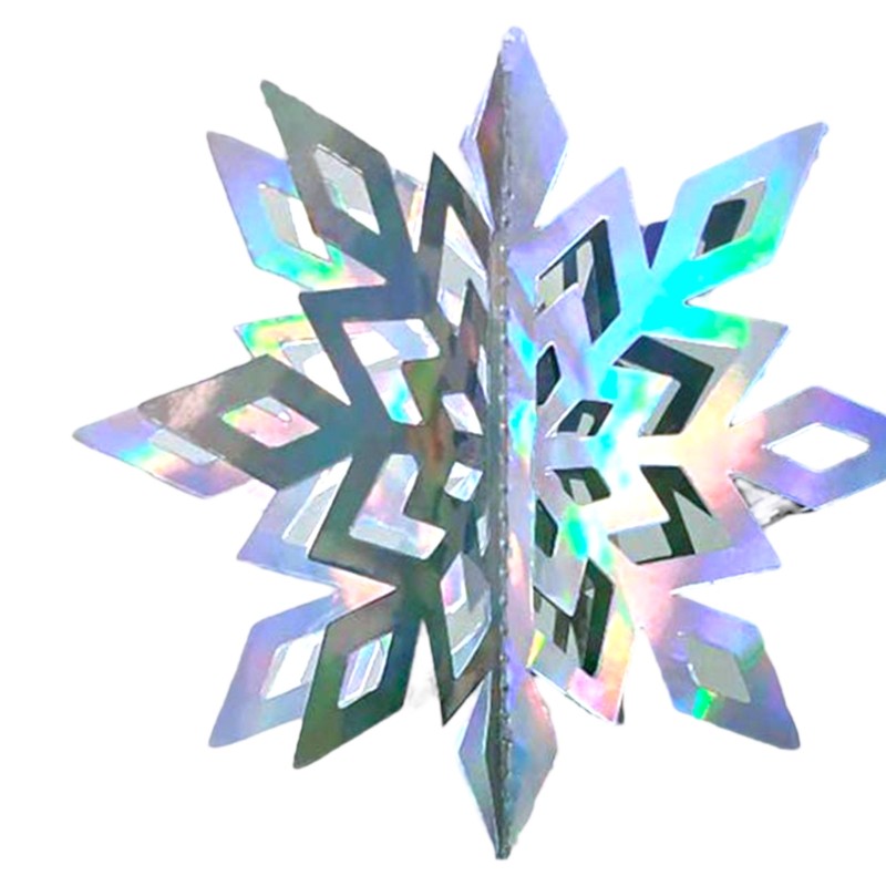 Śnieżynka Girlanda Papierowa Dekoracyjna 6 szt.