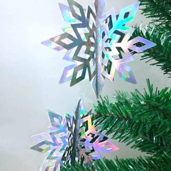 Śnieżynka Girlanda Papierowa Dekoracyjna 6 szt.