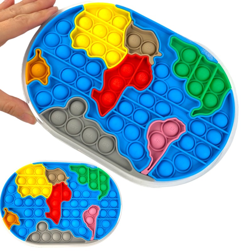 Popit mapa globus puzzle