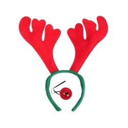 Rogi renifera ze świecącym...