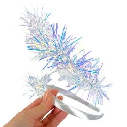 Opaska Aniołka Perłowa z Holograficznym Efektem