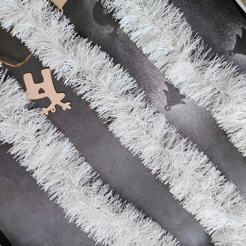 Girlanda biała łańcuch choinkowy 2m dekoracja