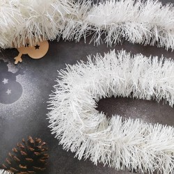 Girlanda biała łańcuch choinkowy 2m dekoracja