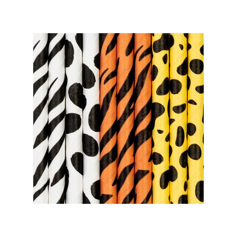 Słomki Zwierzątka 10szt.