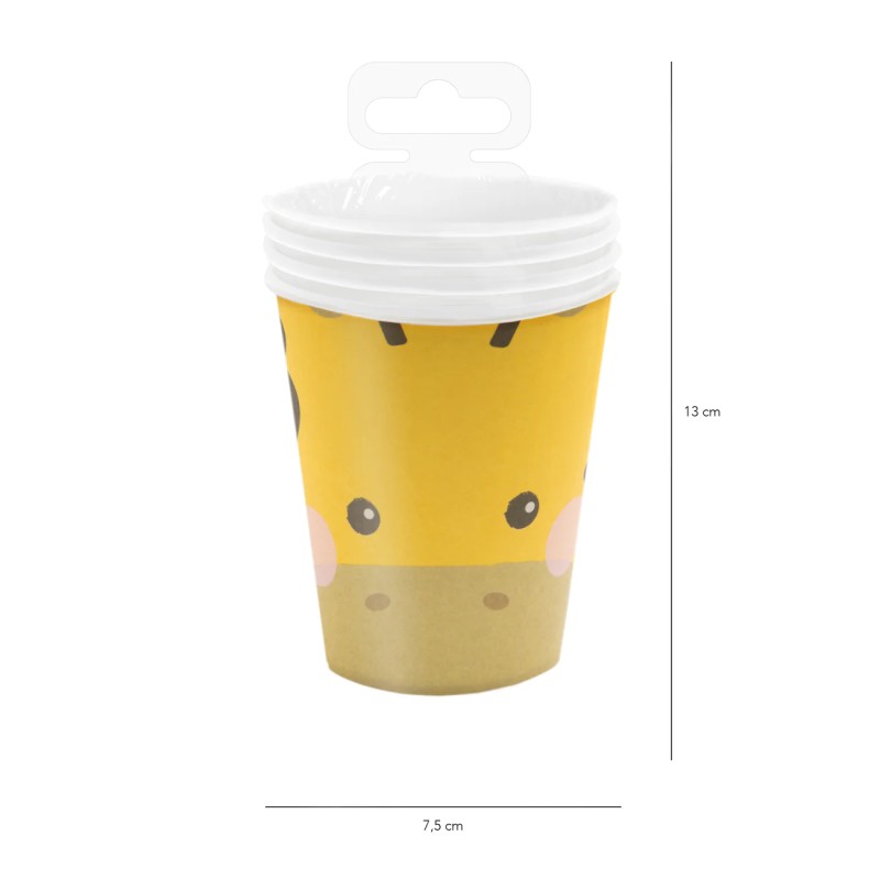 Kubek Zwierzątka 220ml 4szt.