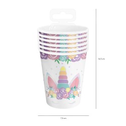 Kubek Jednorożec 220ml 6szt.