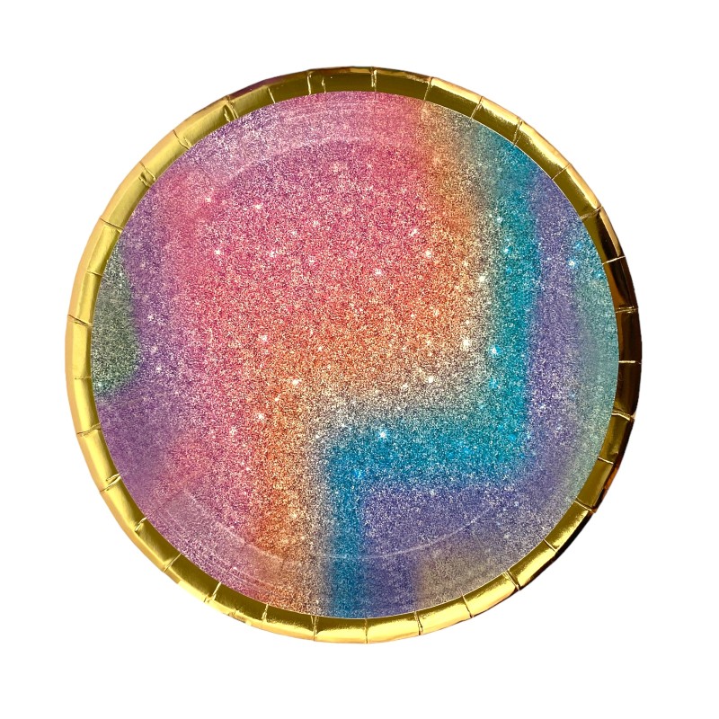 Talerzyki Galaxy jednorazowe 23cm 6 sztuk