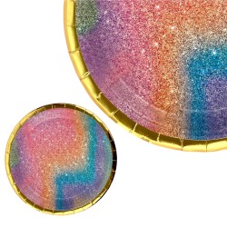 Talerzyki Galaxy jednorazowe 23cm 6 sztuk