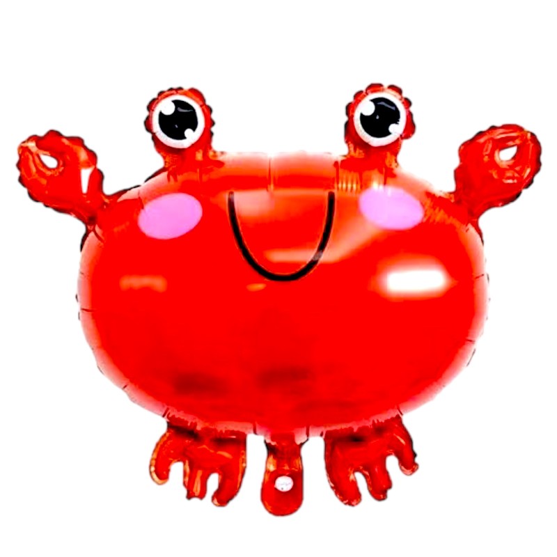 Balon foliowy Krab czerwony Morskie Rafa Koralowa