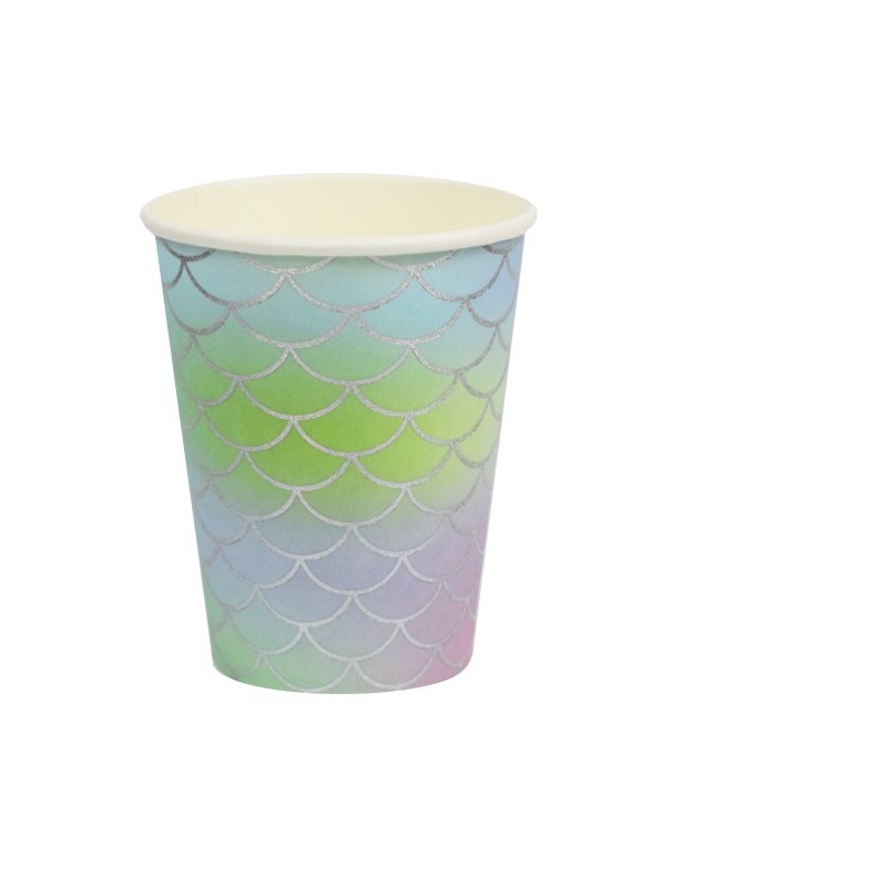 Kubeczki papierowe Syrenka 6szt