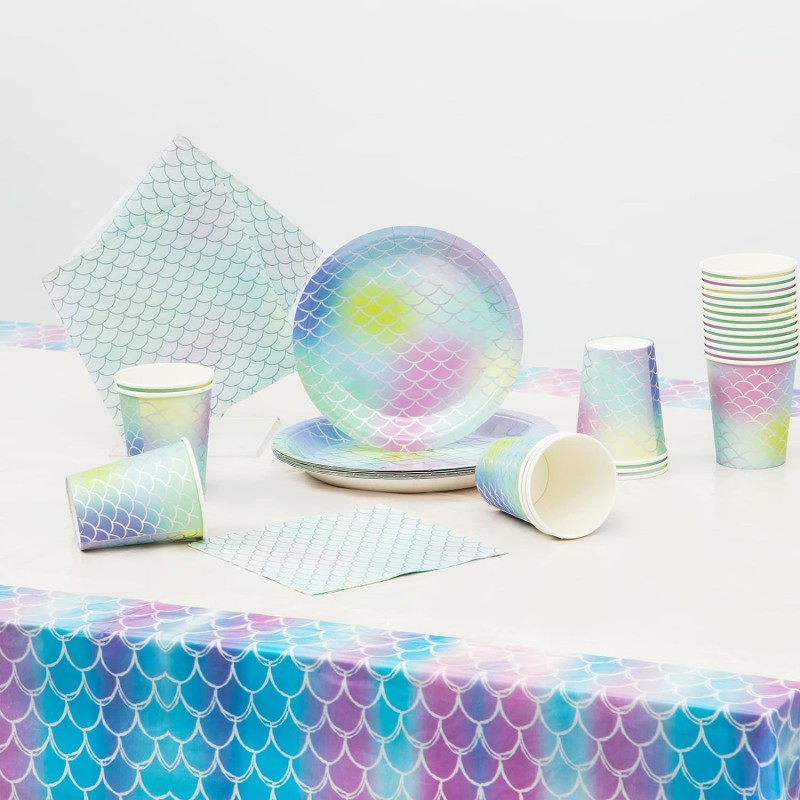 Kubeczki papierowe Syrenka 6szt