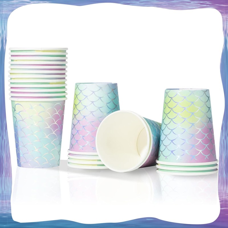 Kubeczki papierowe Syrenka 6szt