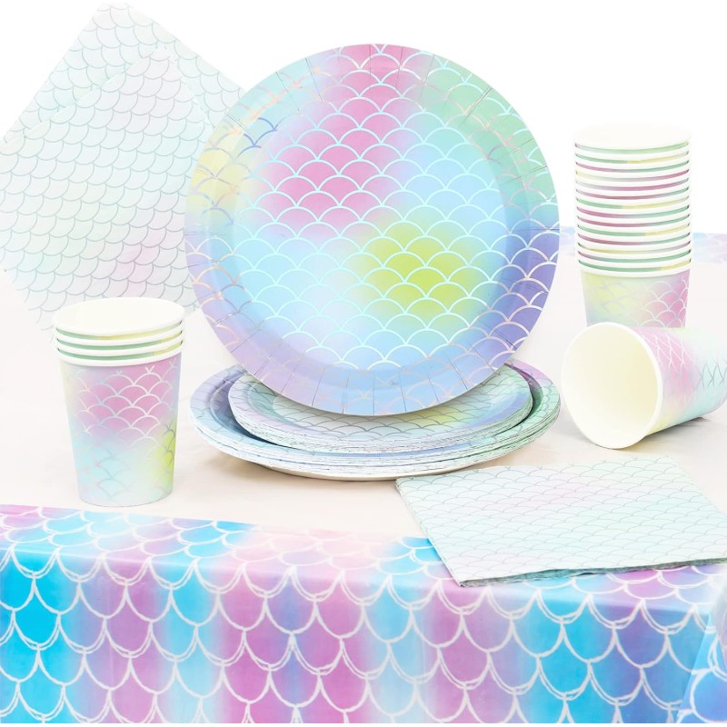 Kubeczki papierowe Syrenka 6szt