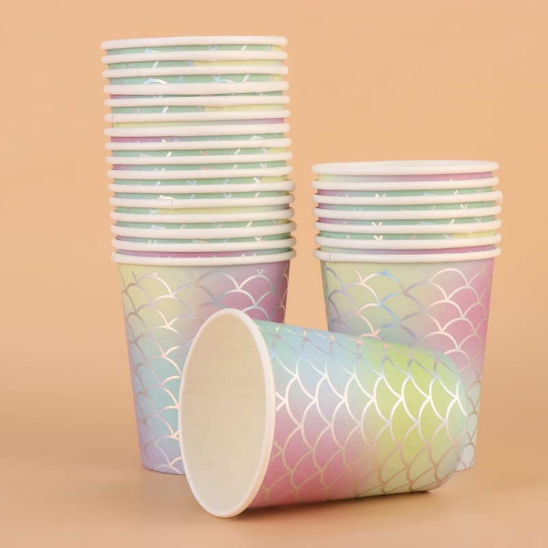 Kubeczki papierowe Syrenka 6szt