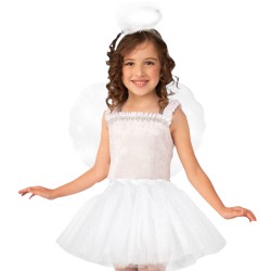 Strój Aniołek ANIOŁ spódniczka skrzydła + AUREOLA