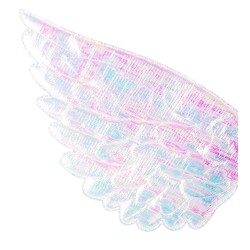 Strój Aniołek z Tutu Skrzydełkami Metalicznymi i Opaską