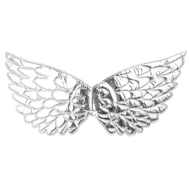 Strój Aniołek z Tutu Skrzydełkami Metalicznymi i Opaską