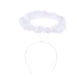 Strój Aniołek z Tutu Skrzydełkami Metalicznymi i Opaską