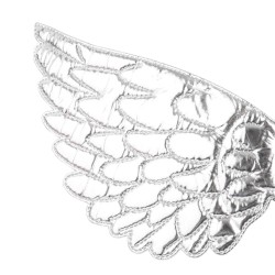 Strój Aniołek z Tutu Skrzydełkami Metalicznymi i Opaską