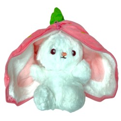 Maskotka pluszak Królik Króliczek w truskawce