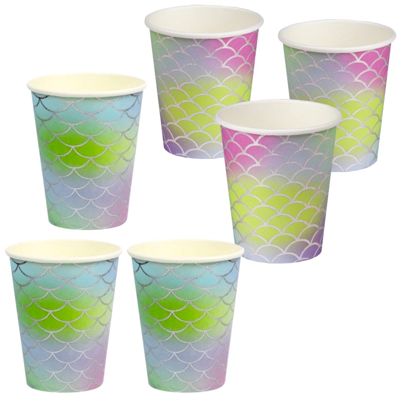 Kubeczki papierowe Syrenka 6szt